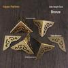 5cm Antique Chinese Brass Corner Protectors for Furniture and Jewelry Box