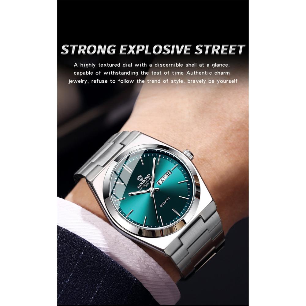 Casual Business Fashion Quartz Wristwatches Gold Clock Men Luxury Watch Automatic Watches Mens Movement Gifts Reloj Hombre