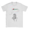 Palästina auf Arabisch Gaza Palästina Flagge Unisex T-Shirt Lustiges T-Shirt Kurzarm O-Ausschnitt T-Shirts Baumwolle Große Größen Kleidung