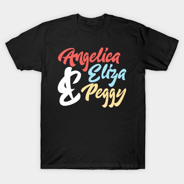 

Men Black Print T-shirt Super Large TShirt the-schuyler-sisters-v2 No-Cut Transfer Paper Print Cotton Tshirt