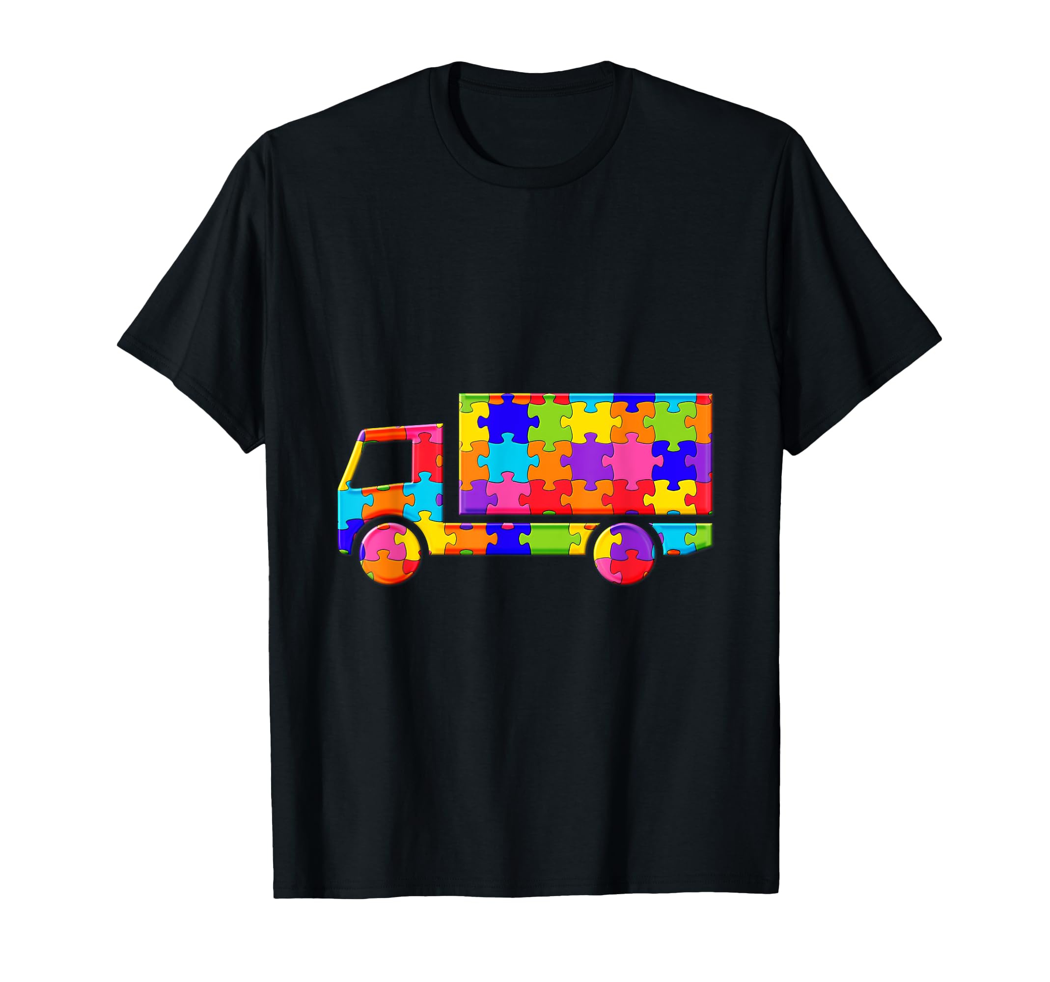 

Shipping Delivery Transportation Jigsaw Puzzle Autism Puzzle T-Shirt