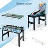 Multi Game Table 48 14 In 1 Combo Game Table with Basketball Billiards Foosball Ping Pong Hockey Shuffleboard Bowling Chess Che