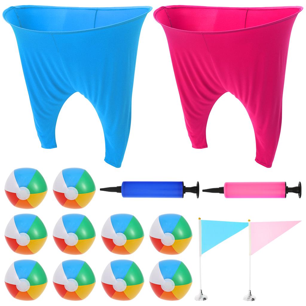 2Pcs Kid Adult Granny Pants Yard Game Marker Cones Games Field Family Reunion Giant Outdoor Ball Sensory Tossing Game Toys Set