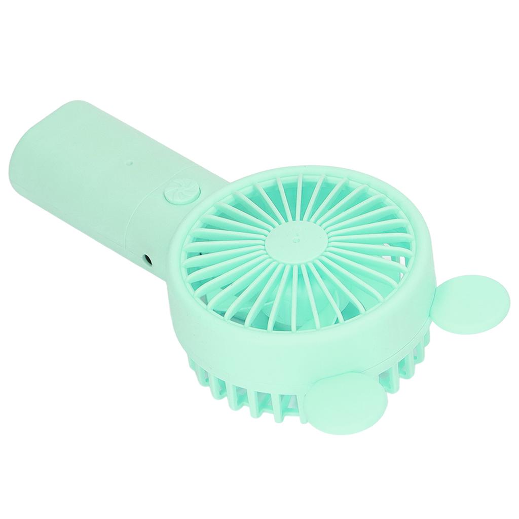 Handheld Fan Plastic USB Battery Dual Drive Built In Lithium Battery Mini Desk Fan for Summer