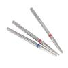 3pcs Nail Tungsten Steel Drill Bits Set Manicure Grinding Heads 2 In 1 Dual Head Nail Drill Bits for Home Nail Salon