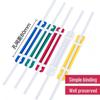 Deli Colorful Plastic Binding Clips (50 Pcs) CN Plug (adapter Included)