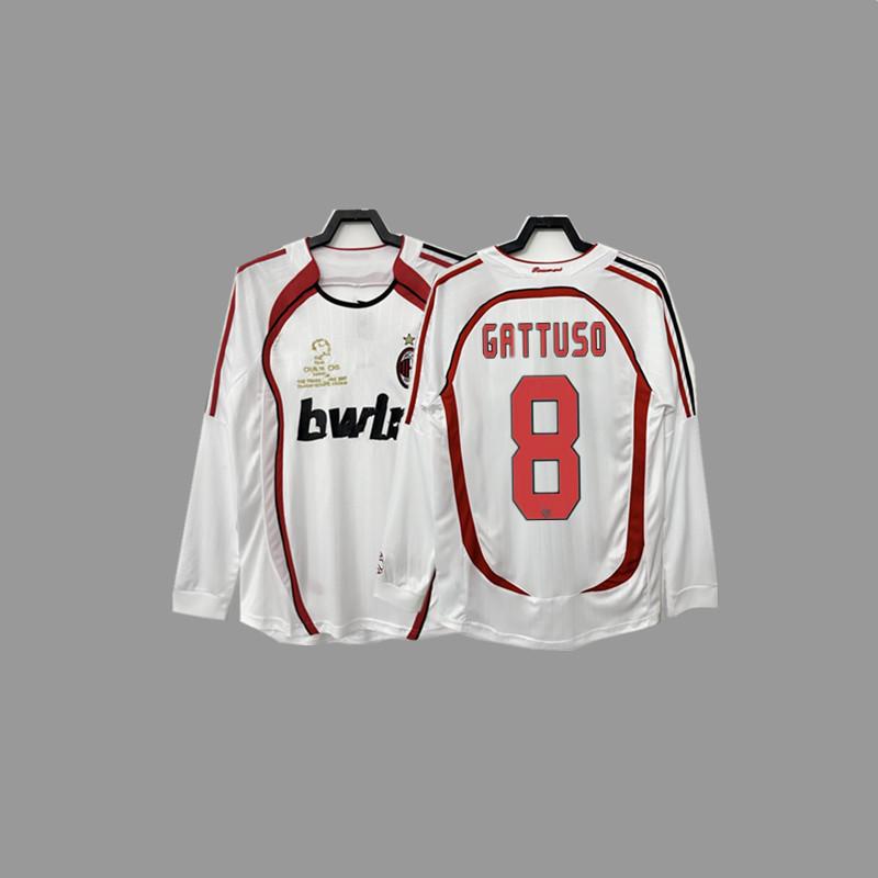 Tricou de fotbal vintage AC Kaka Maldini Ronaldo Ronaldinho tricou tricou de joc antrenament