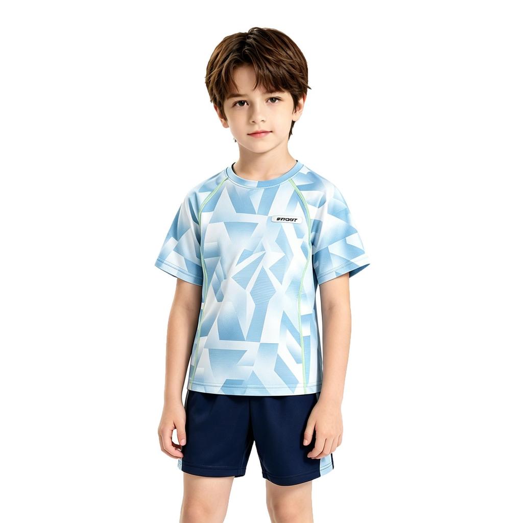 Boys' Quick Dry Activewear Set - 2 Piece Athletic Outfit for Sports and Outdoor Activities