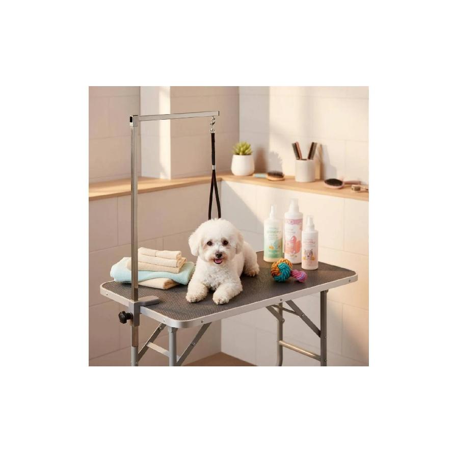 Grooming Table Restraint Anti-Flee Design Pet Grooming Loop No-Sit Haunch Holder Adjustable Rust-Resistant Alloy Buckle