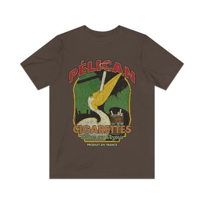 Pélican Zigaretten 1920 Vintage Herren T-Shirt
