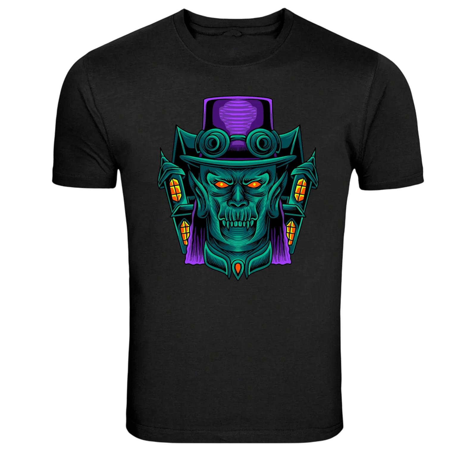 Steampunk Vampire Gentleman Monster Gothic Graphic T-Shirt XXL