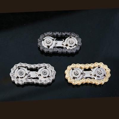 Rodas dentadas volante ponta do dedo giroscópio fidget spinner antiestresse ansiedade metal bicicleta correntes edc spinner brinquedos fidget para adultos crianças