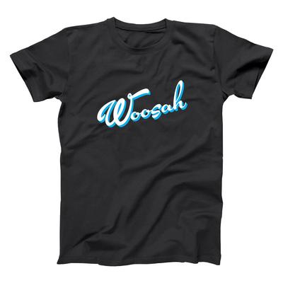 Woosah Funny Bad Boys Relax Mizah Yoga Meditasyon Siyah Basic Unisex Tişört