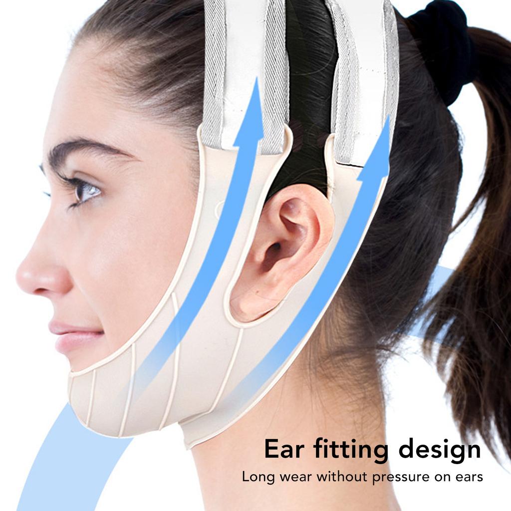 V-Linie Kinnstraffungsbandage Abnehmbar Freie Anpassung Gesichtsschlankmacher Doppelkinnstraffer Lifting-Gürtel