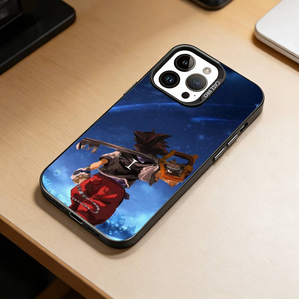 

KH-Kingdoms Hearts G-Game Phone Case For iPhone 17,16,15,14,13,12,11 Plus,Pro Max,XS,Colorful Silver Phone case Funda Cover iPhone16e