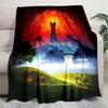 1PC The Lord of the Rings blanket, all-season lightweight home office outdoor nap multifunctional blanket, Christmas gifts