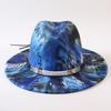 New European and American style letter printing fashion top hat men's and women's fashion jazz hat sunscreen sun hat