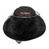 Elegante Grote Brede Rand Bruids Theekransje Bruiloft Hoed UV Bescherming Ademend Organza Hoed Mesh Bucket Hoed Dames