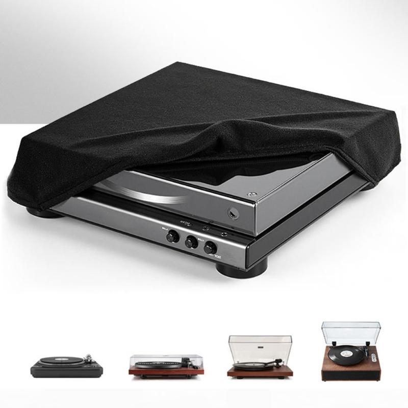 Premium Elastic Dust Cover Protectors For Record Players Soft Fabric Long Last Use for AT-LP120XUSB Record Player