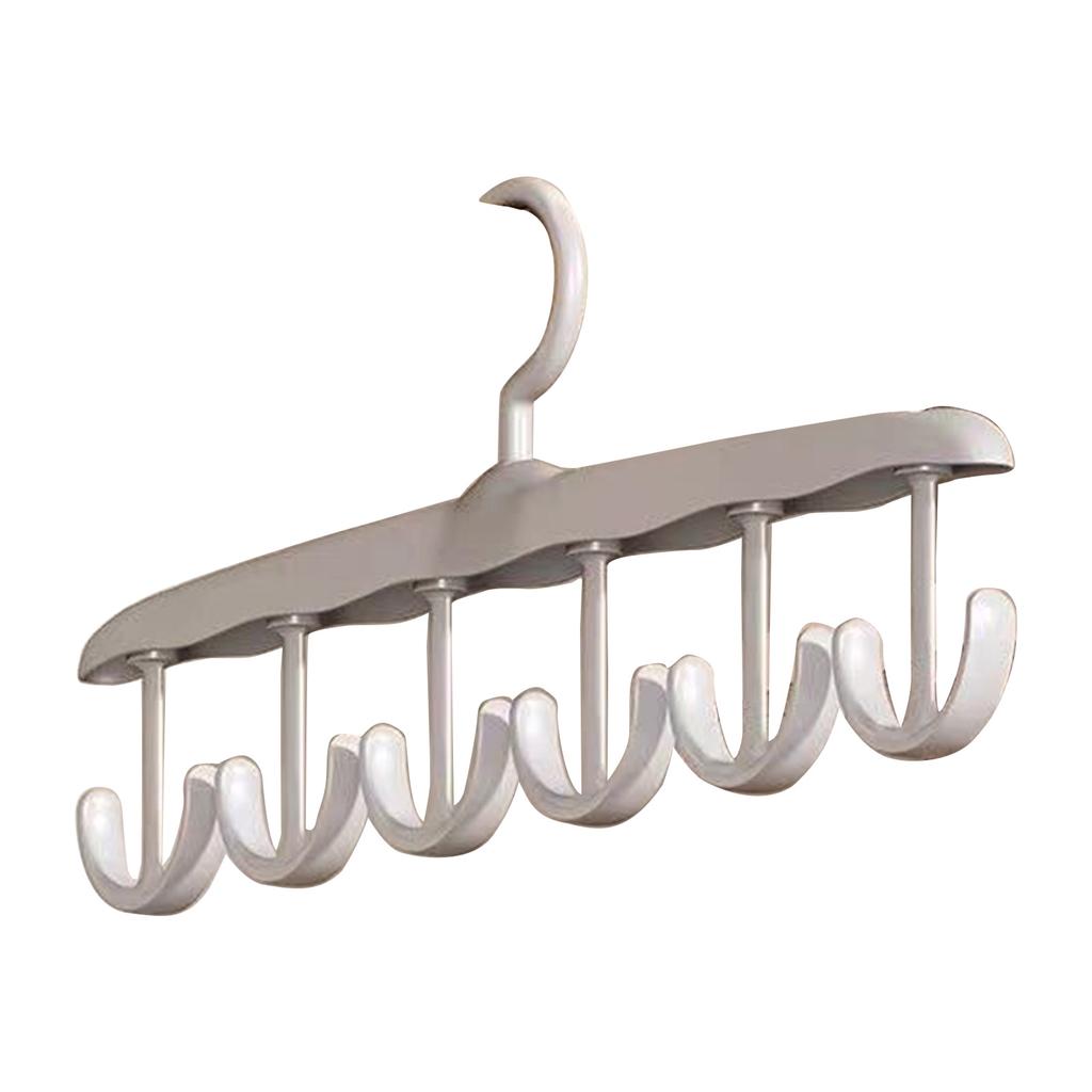 360 Degree Rotating Clothes Hanger With Waved Designs for Space Saving Home Dormitory Storage Organization