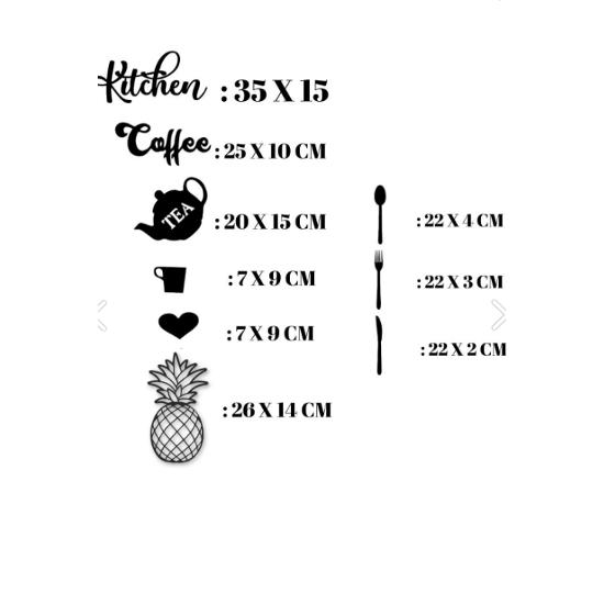 Kitchen 9 Parça Duvar Konsepti