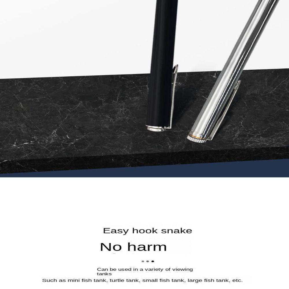 Extensible Snake Hook Stainless Steel Snake Catcher 68cm Picking and Handling Tools