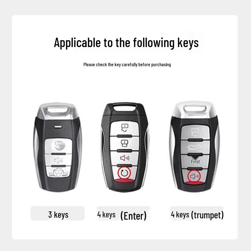 Compatible Key Cover for Haval H6, H2, M6 Shell, F7 Third Gen Plus, Big Dog, H9, H7, H8