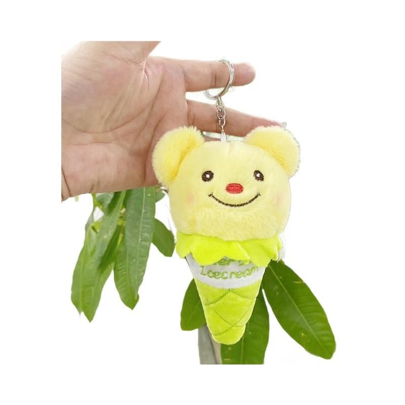 Llavero de Peluche Caprichoso de Oso Helado, Muñeco de Peluche Suave para Niños y Coleccionistas
