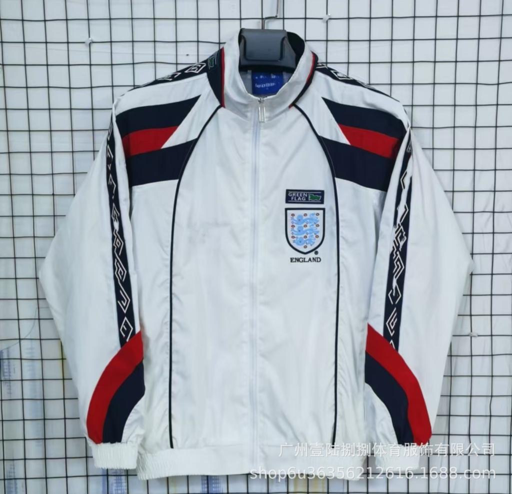 2026 World Cup Vintage Football Jacket Jacket Men's and Women's Waterproof Jacket Germany Spain