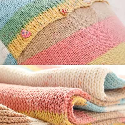 1 stuks Verloop Regenboogkleur Garen, Geschikt Voor DIY Haken En Breien Warme Trui Bankkussen, Sjaal, Muts, Sjaal En Meer