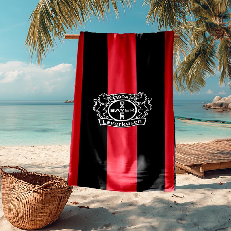 Ultra-Soft Beach Towel with Bayer Leverkusen Theme,Ideal for Pool - Camping, Diving - Perfect Travel Essential, Vibrant Beach Towel.