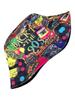 Mode Retro Graffiti 80er 90er Fischerhut Für Männer Frauen Lustiger Sommer Frühling Strand Anglerhut Packbar Outdoor Sonnen Fischerhut