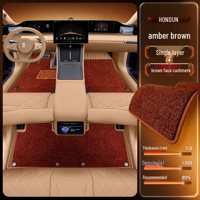 2026 Hongqi S9 TPE Floor Mats: Full Set Interior Carpet for Five Seats