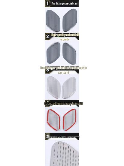 CT4 2020 Front Pillar Speaker Decorative Cover - A-Pillar Protective Sequin Sticker