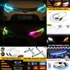 2 LED DRL Car Styling Daytime Running Light Strip Waterproof For Headlight Parts