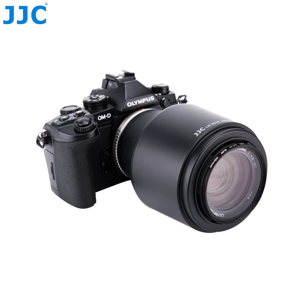 JJC Olympus Compatible Reversible Lens Hood for OLYMPUS DIGITAL ED and OLYMPUS ZUKIO DIGITAL ED Compatible with Olympus Mark III II Mark III II Mark