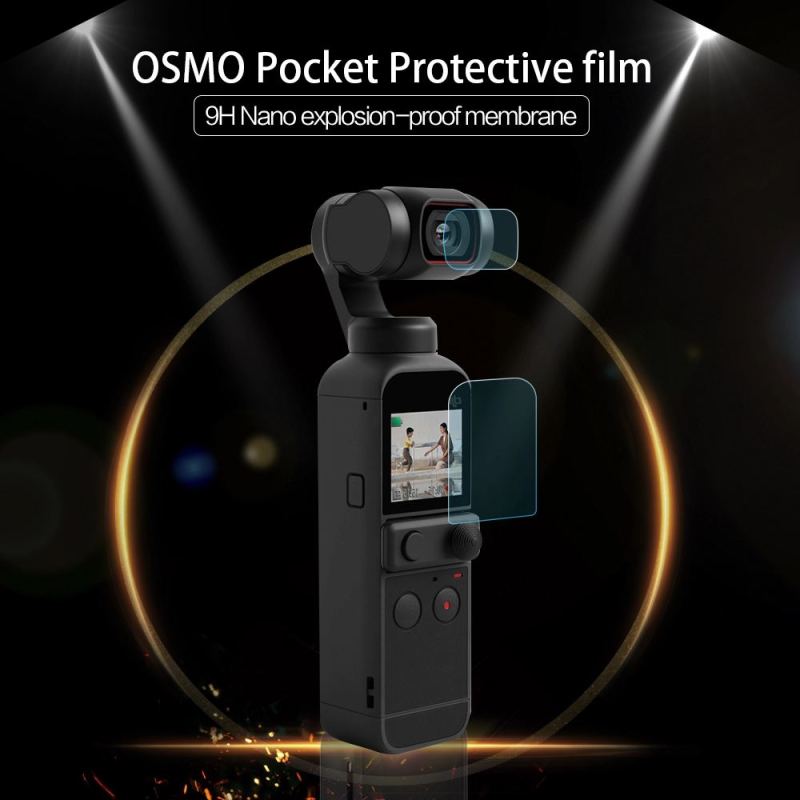 Für Sunnylife POCKET2 Objektivschutzfolie Kratzfest Gimbal Kamera Bildschirmschutz Osmo Pocket 2