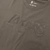 Nike X NBA Los Angeles Lakers Solid Color Loose Heavyweight Embroidered Short Sleeve T-Shirt Men Tops Brown FJ0572-040
