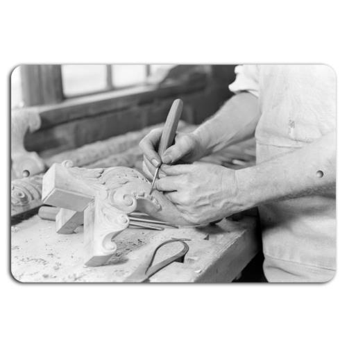 

Crafting Elegance The Art of WoodworkingAluminum 20x30cm（7.8x11.8inch）