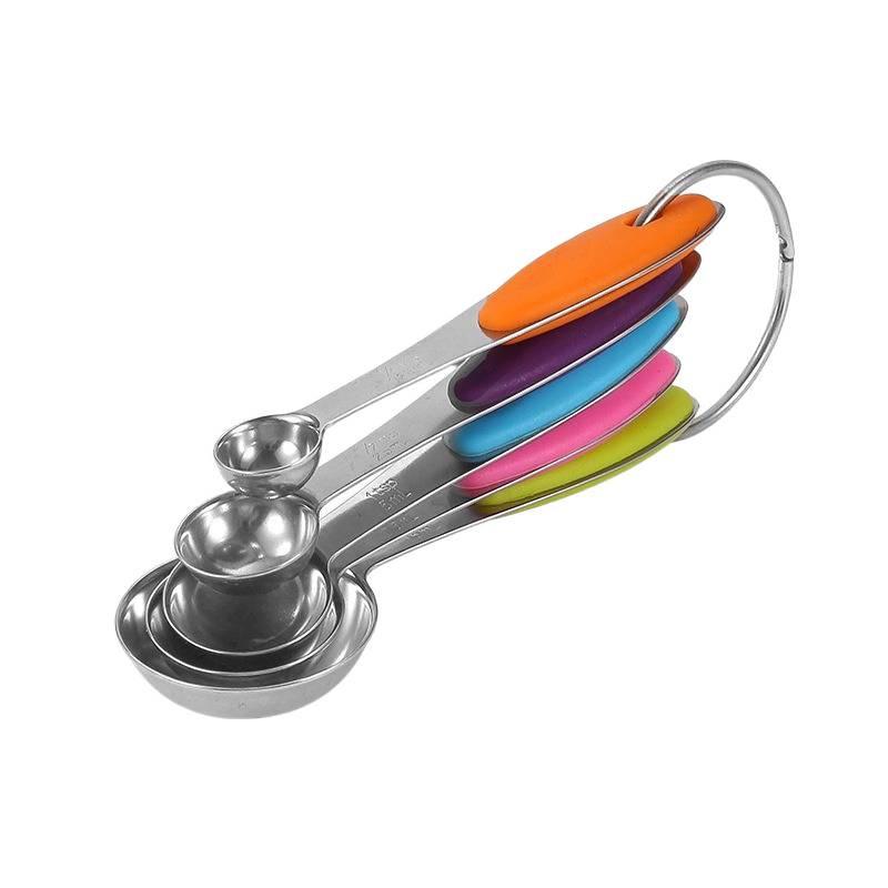 Stainless Steel Measuring Cup & Spoon Set - 10 Pieces