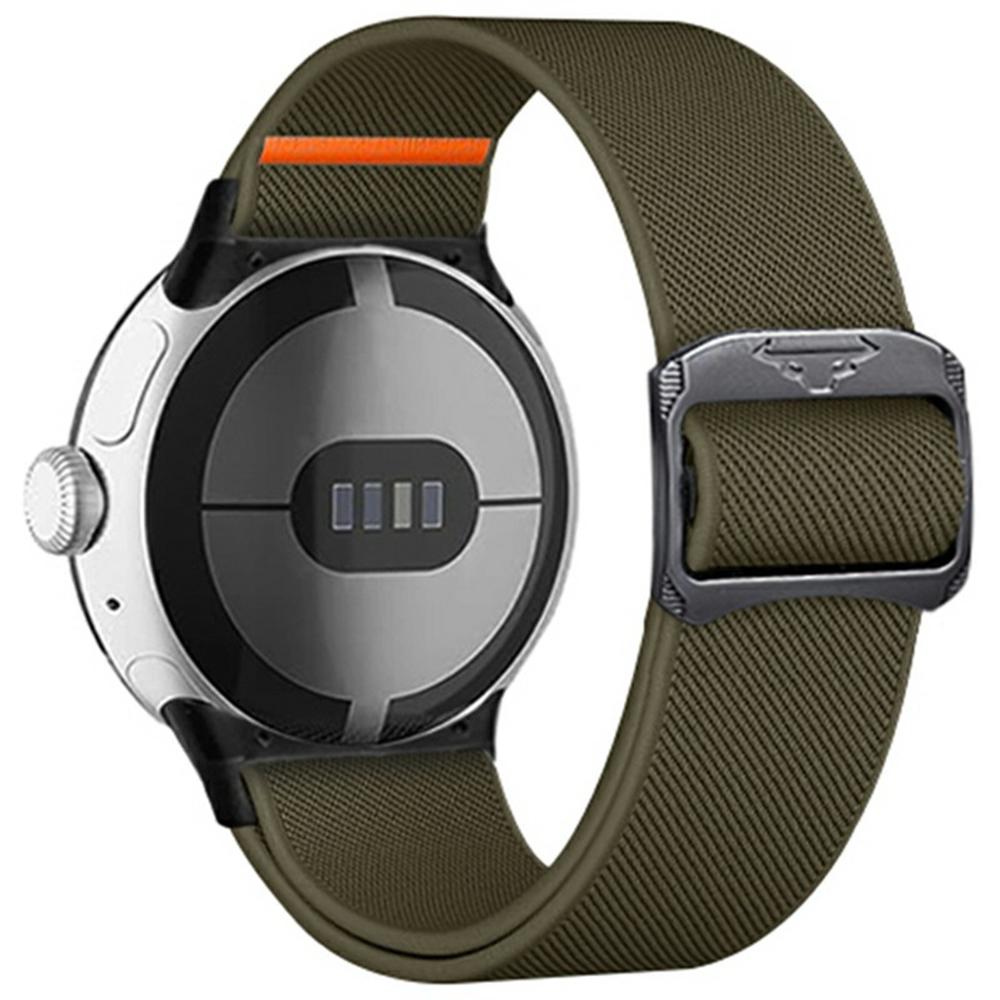 

Нейлоновый ремешок для Google Pixel Watch 3 41 мм/Watch 2/Pixel Watch Эластичный сменный ремешок для часов Army Green