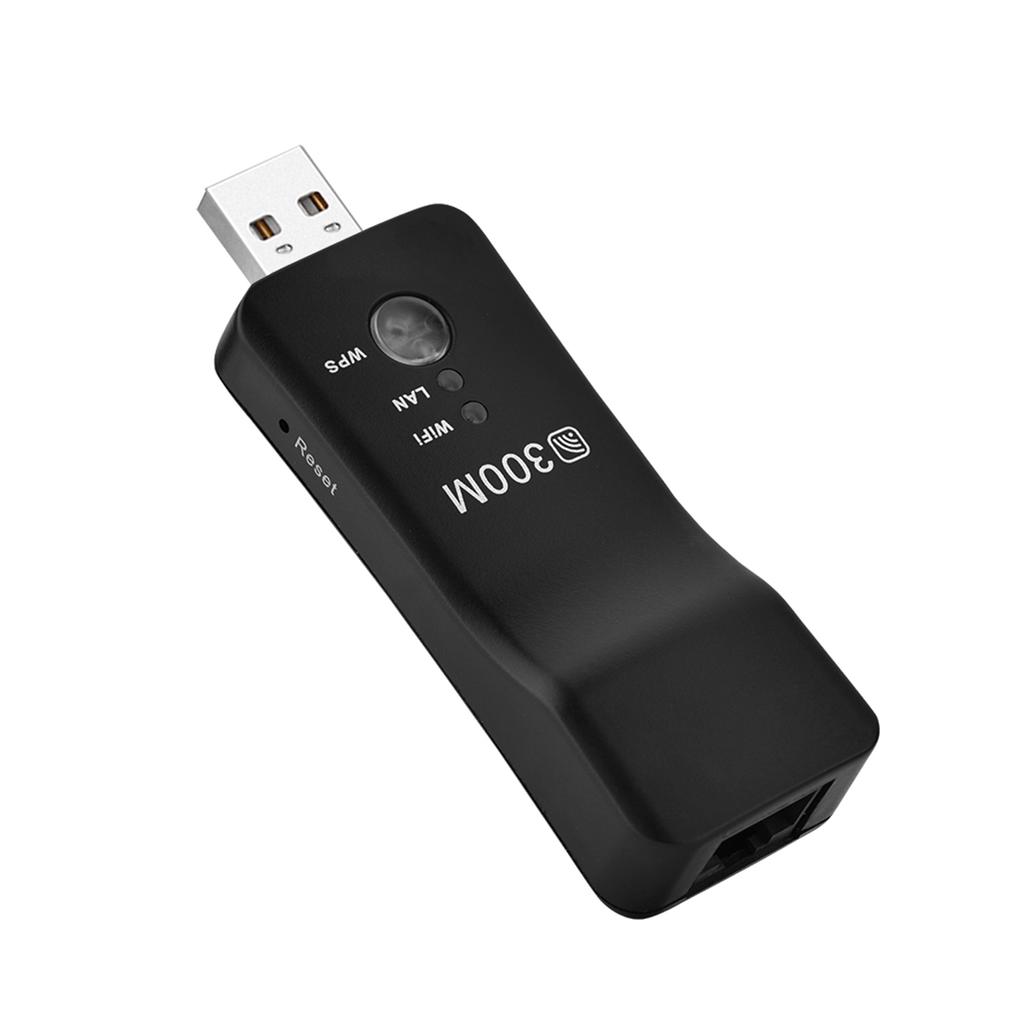 Ripetitore WiFi Wireless USB Mini 300M Amplificatore di Segnale AP Adattatore di Rete per Smart TV