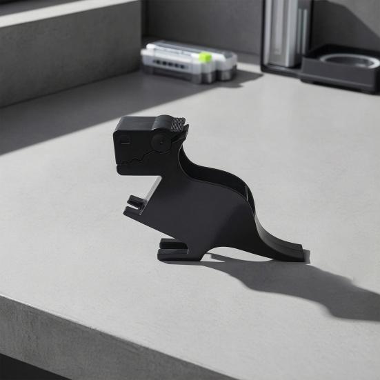 Dinosaur Sticky Notes Holder with Pen Storage Decorative Dino Memo Dispenser Organizer Desk Accessories