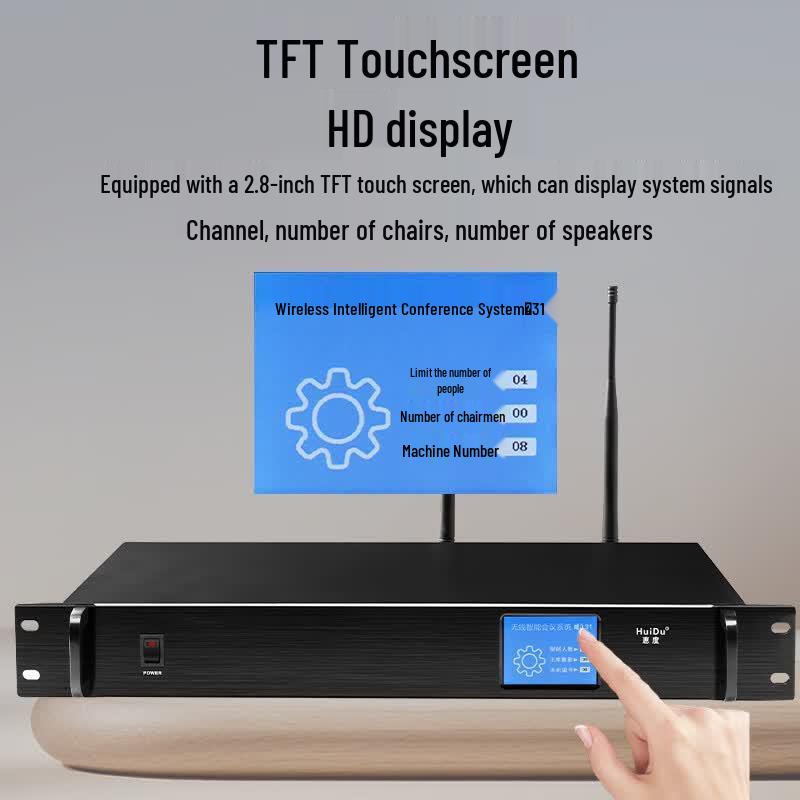 HuiDu HD-8000M Wireless Conference Microphone System with Camera Tracking (CN Version)