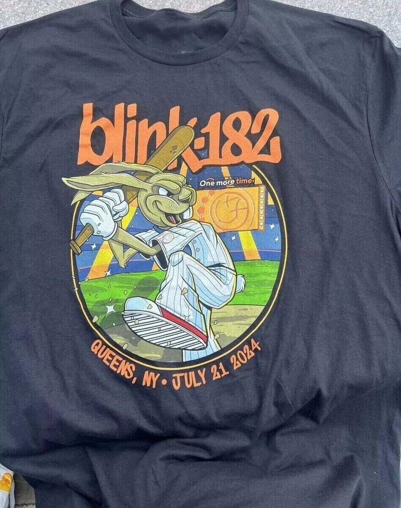 Blink 182 2004 Tour Vintage tričko Námořnická modrá Krátký rukáv Bavlněné tričko Velikost S-5XL M6 Unisex tričko