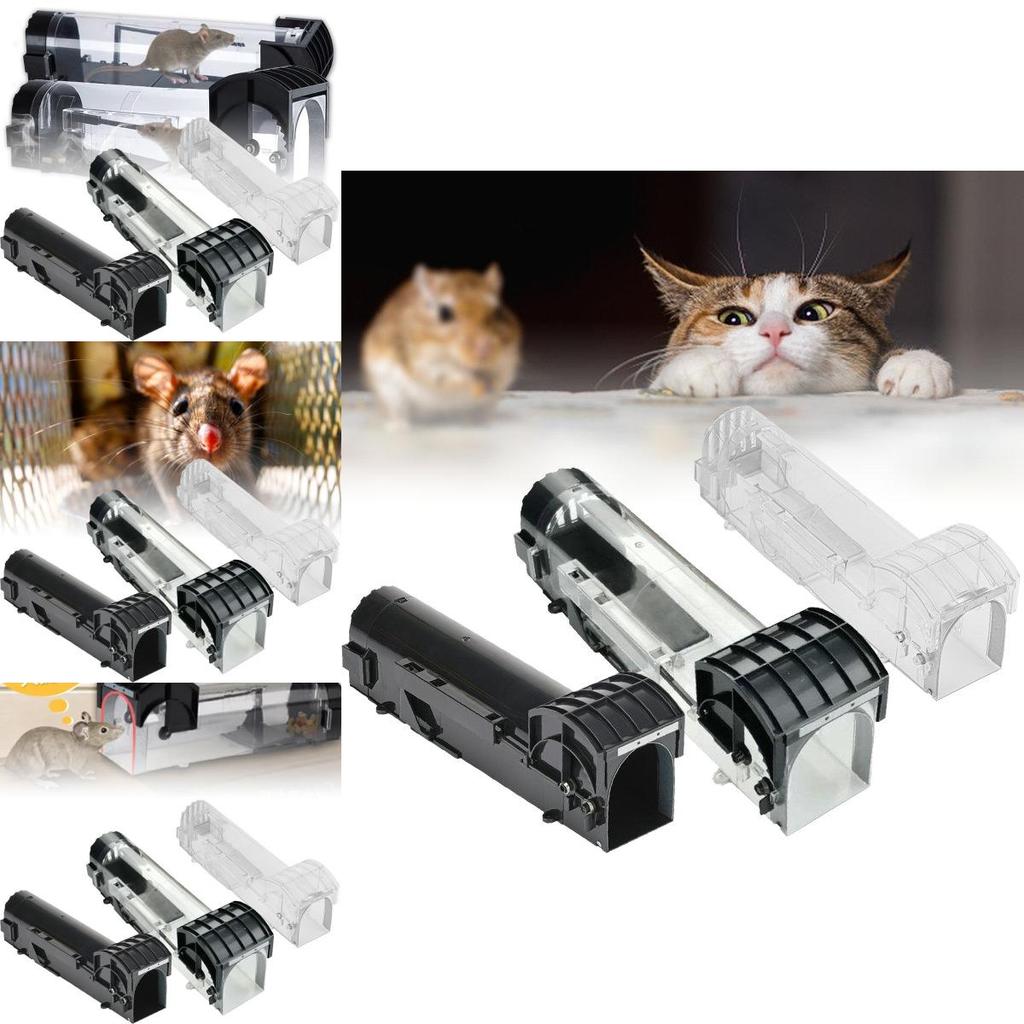 Eco-friendly Non-toxic Plastic Mouse Trap Safe And Reliable Long Cage Design