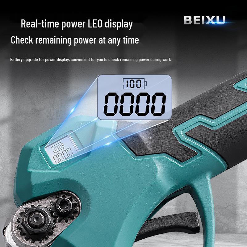 High-Power Wireless Electric Pruning Shears with LCD Display and Lithium Battery
