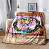 Dark Magician Cartoon Anime Throws Blanket Kids Super Soft Cute Blankt for Travel Couch Picnic Bed Flannel Blanket Birthday Gift