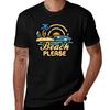Beach Please TShirt Utility Casual Work TShirt