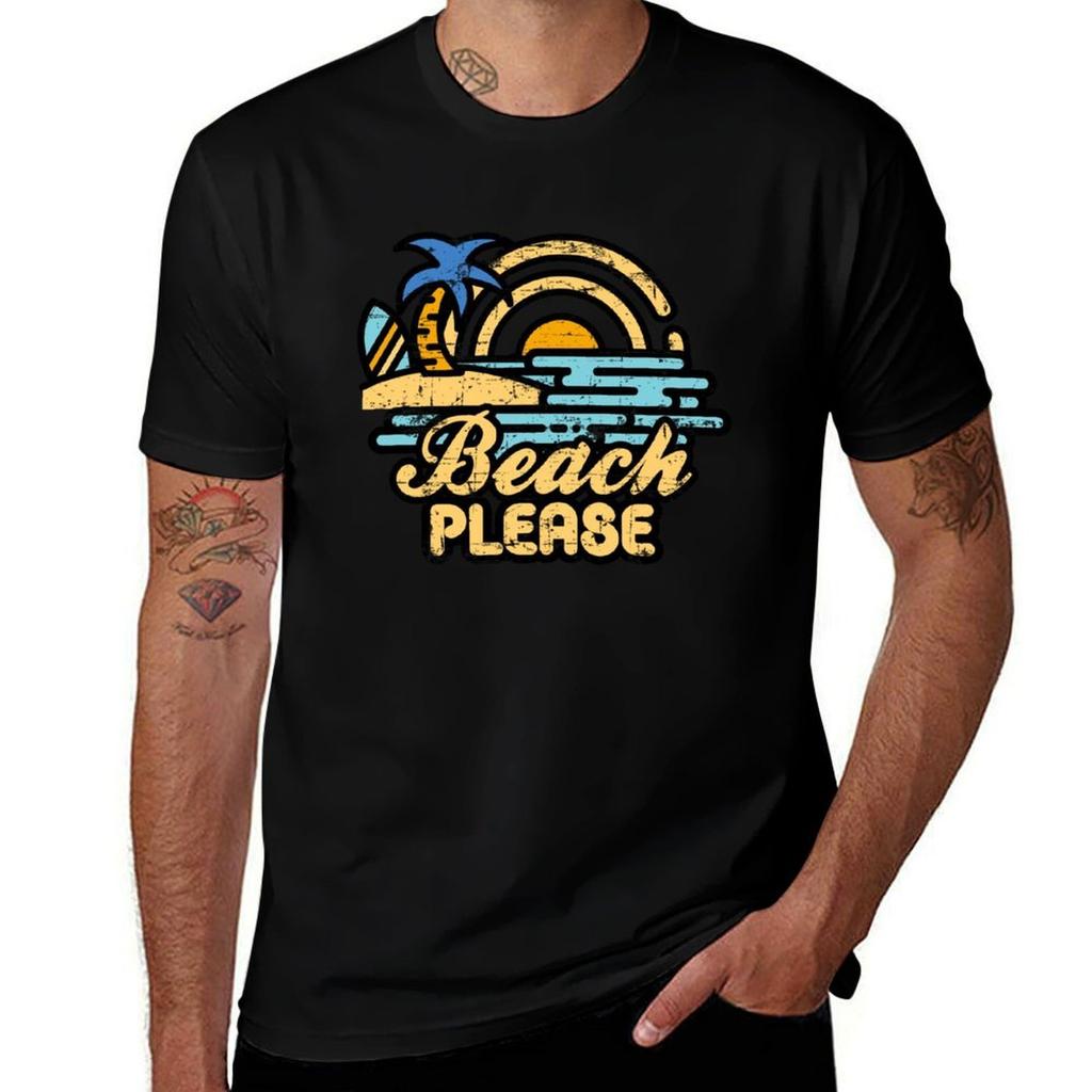 Beach Please TShirt Utility Casual Work TShirt